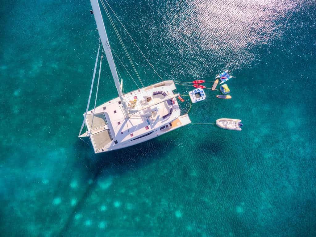 Catamaran Caribbean Crewed Yacht Charters Watersports
