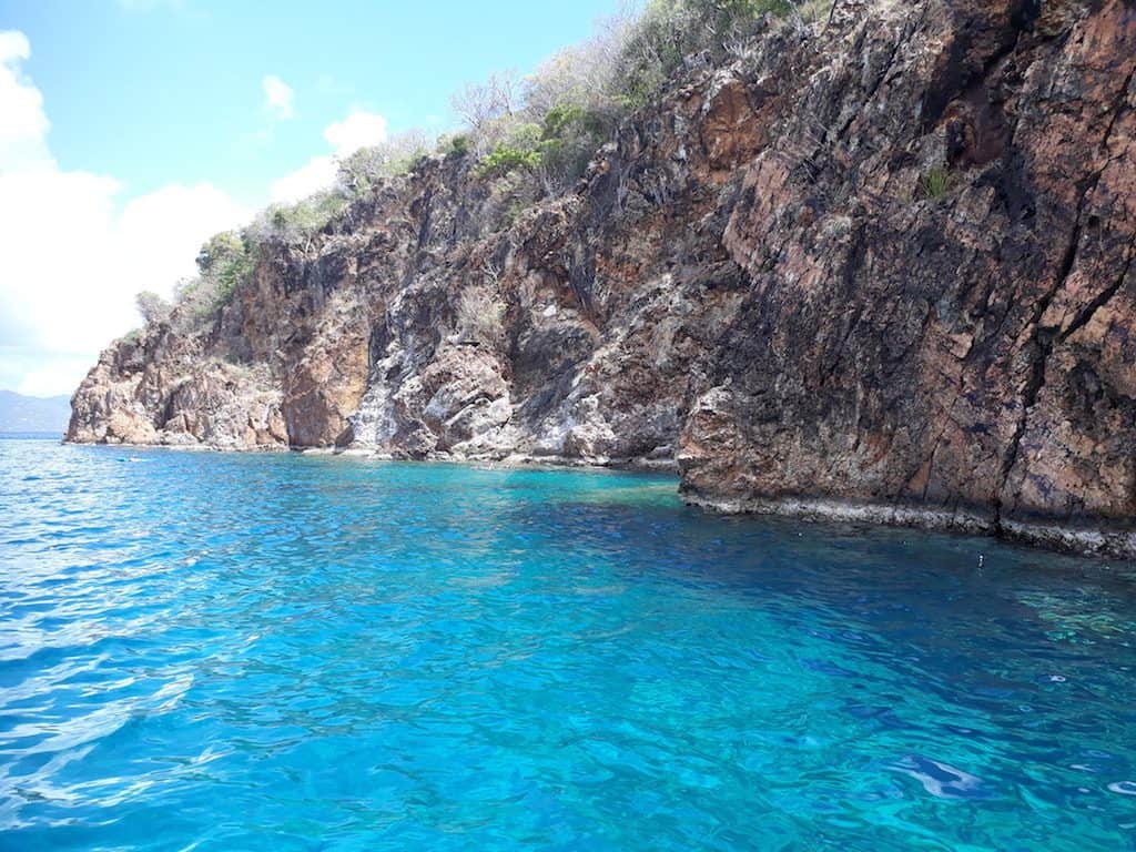 The Caves Norman Island on a BVI Crewed Yacht Charter