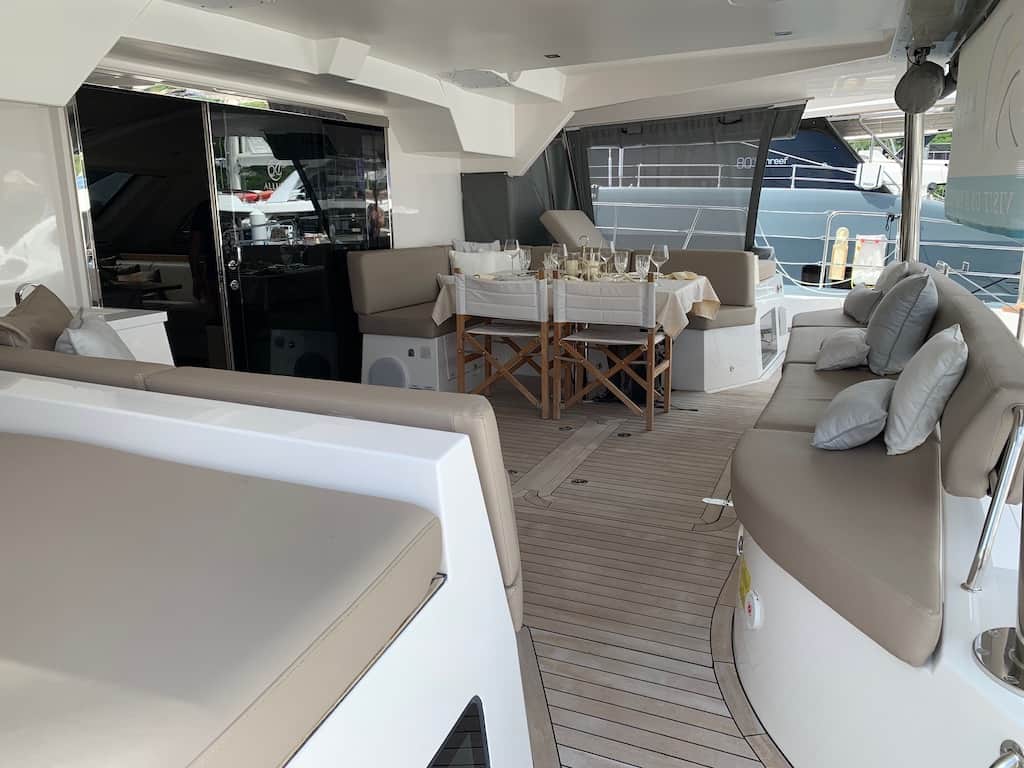 Catamaran Allure Aft Deck