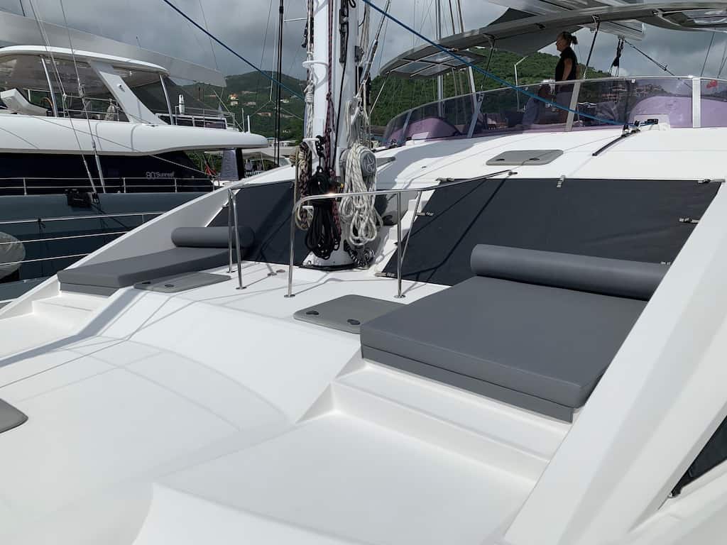 Catamaran Allure Deck Lounging