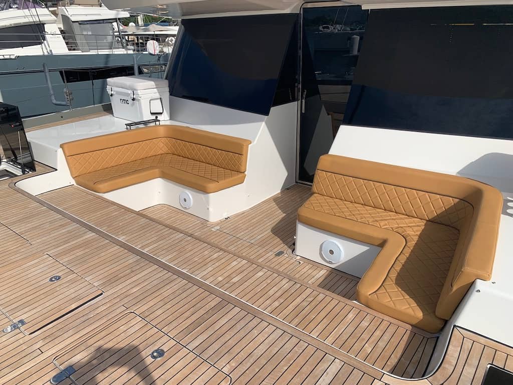 Catamaran Moon Dragon Bow Lounging Area