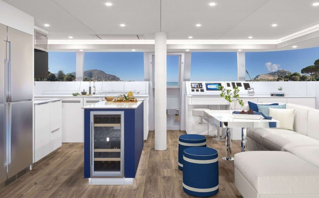 Catamaran Unwavering Saloon