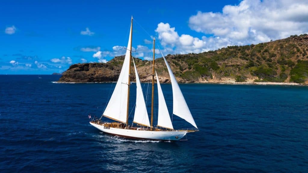 Sailing Yacht Eros available for Caribbean Crewed Yacht Charters
